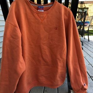 orange champion crew neck